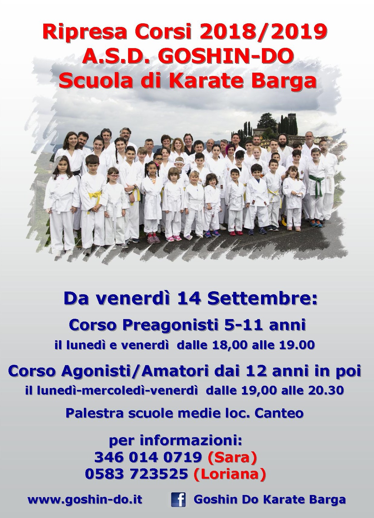 Ripresa dei corsi di karate